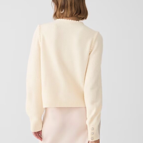 NWT J. Crew Odette Sweater Lady Jacket with Jewel Buttons (XS) - Picture 5 of 7